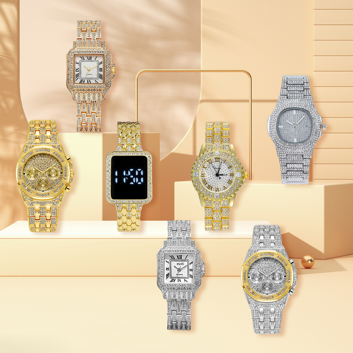 Smartwatch Trending Watches For Men - Мужской набор из 7 часов: модные