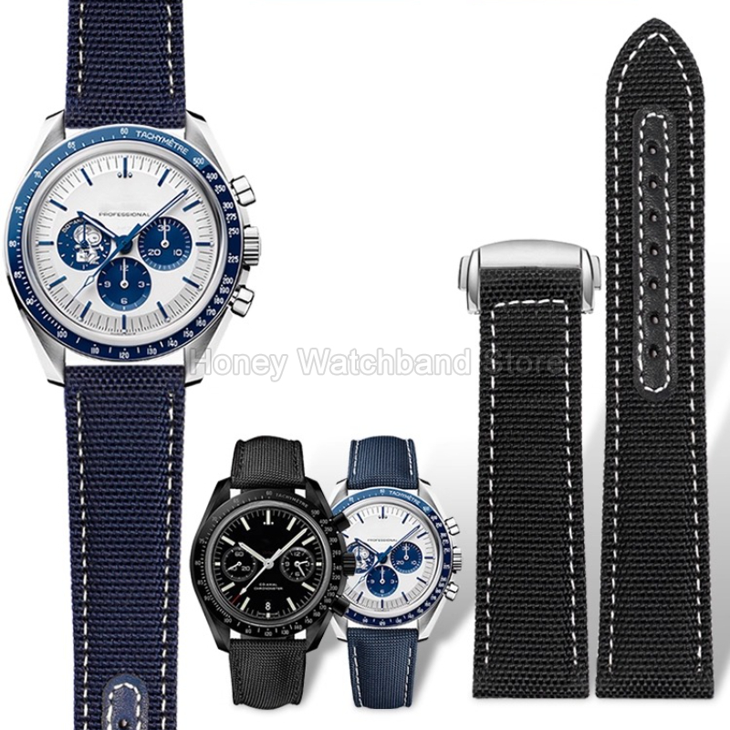 Omega Watch Speedmaster - Высокопрочный нейлоновый ремешок для часов Omega