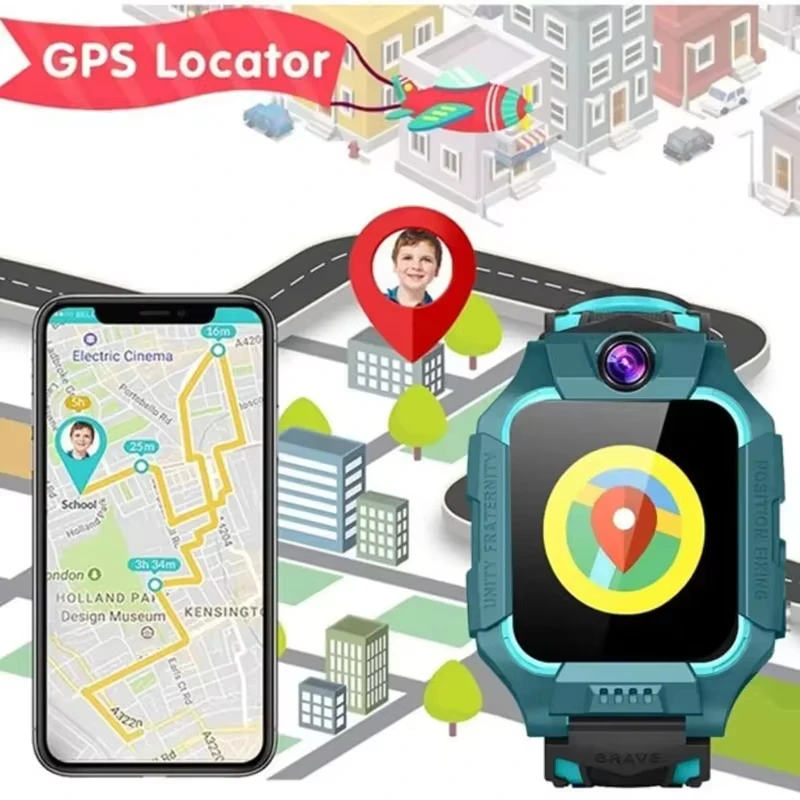 Новые детские умные часы SOS,  – обзор и цена Smartwatch Watches For Kids With Gps