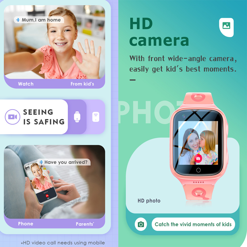 Умные часы 4G для детей с GPS, – обзор и цена Smartwatch Watches For Kids With Gps