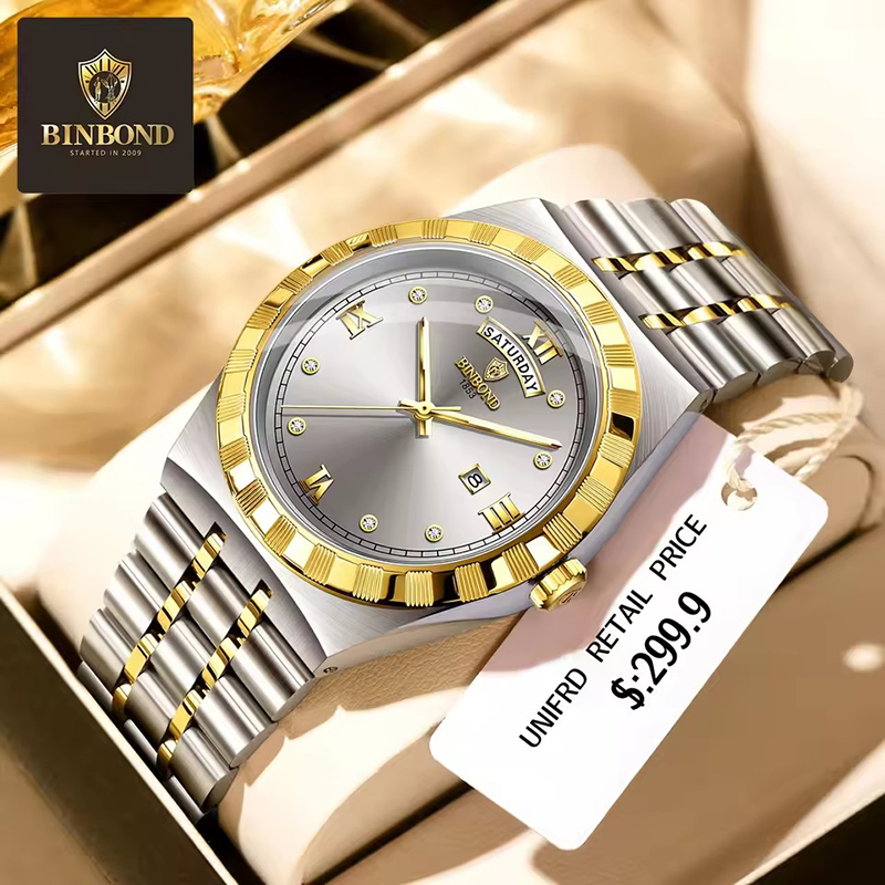 BINBOND мужские часы модный тр – обзор и цена Smartwatch Trending Watches For Men