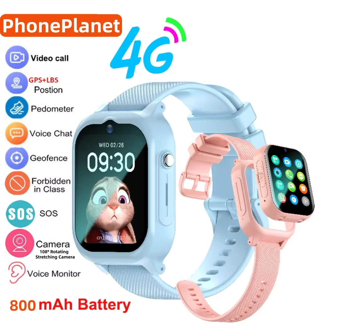 Детские умные часы 4G с GPS, S – обзор и цена Smartwatch Watches For Kids With Gps